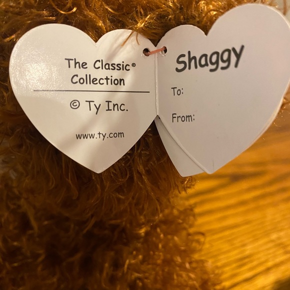 Ty Classic Shaggy 12" Brown Bear - Picture 6 of 6